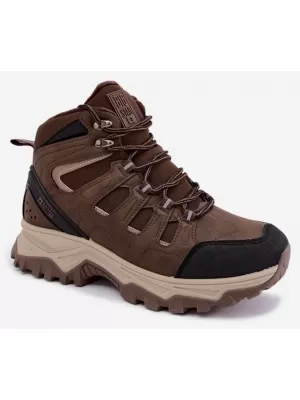 Pantofi pentru bărbați BIG STAR SHOES UU174316 UMBRE MARO/BEJ