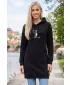 Hanorac prelungit dama ALTISPORT ALW091419 ROZ NEGRU