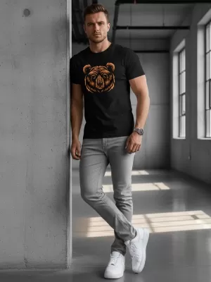 Tricou pentru bărbați DSTREET NX043R NEGRU
