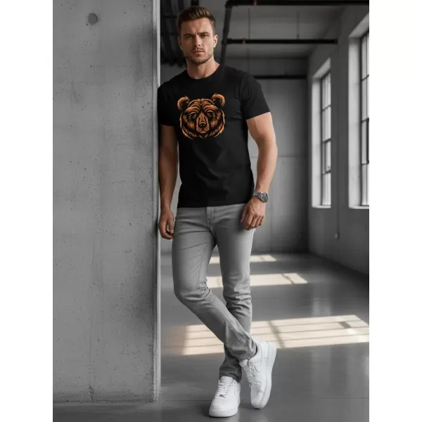  Tricou pentru bărbați DSTREET NX043R NEGRU 