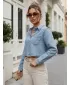 Geaca de dama DSTREET TY5691 ALBASTRU
