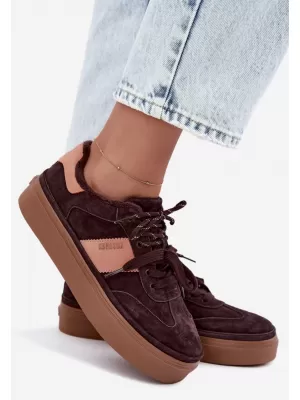Adidași de damă BIG STAR SHOES UU274770 UMBRE MARO/BEJ