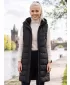 Vestă caldă de damă ALPINE PRO HERDA 3 NEGRU