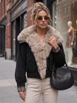 Geaca de dama DSTREET TY5842 NEGRU