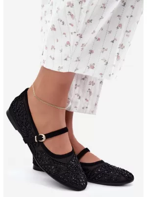 Balerini de dama BOTO CH951 NEGRU