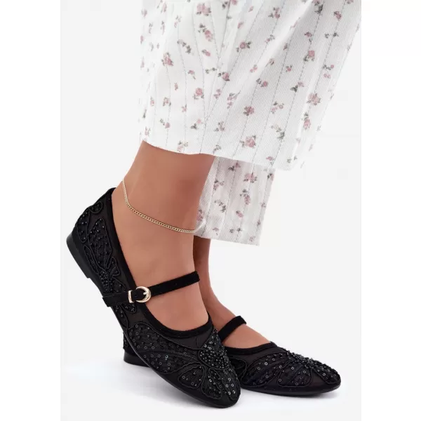  Balerini de dama BOTO CH951 NEGRU 