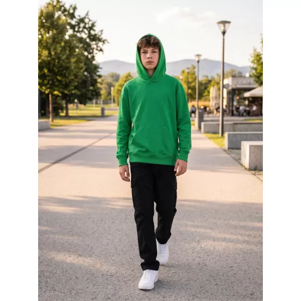  Hanorac pentru copii MALFINI CHILL 423 VERDE MEDIU 