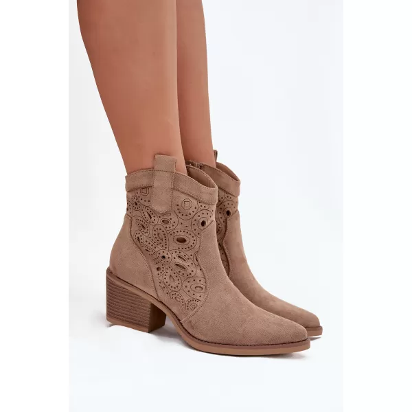  Pantofi de dama BOTO 25BT02-9452 FANGO/BEJ 
