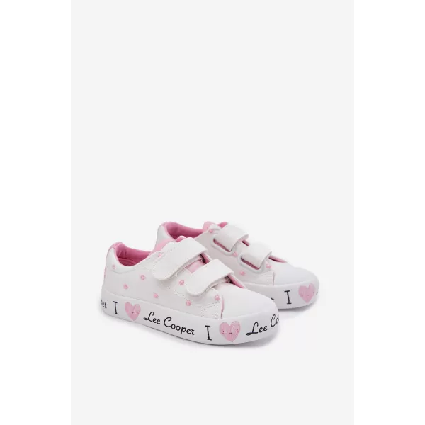  Adidași pentru copii LEE COOPER LCW-25-02-3264K ALB 