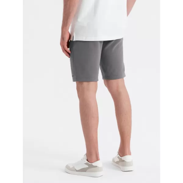  Set de pantaloni scurți pentru bărbați OMBRE Z127 ALBASTRU DESCHIS/GRI 
