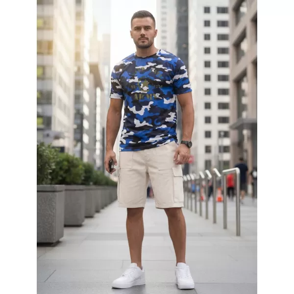  Tricou pentru bărbați DSTREET NX2002R-BL-M ALBASTRU 