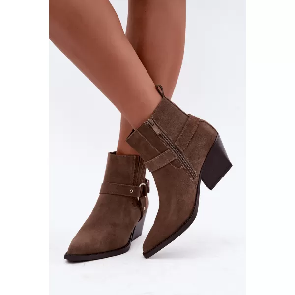  Botine de dama BOTO NC1360K CAPPUCCINO 