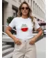 Tricou pentru femei DSTREET NX8019RY-WH ALB