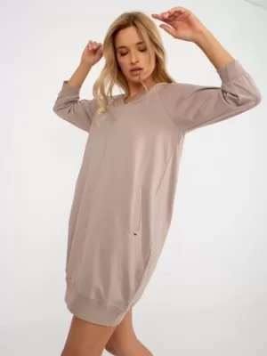Rochie BASIC FEEL GOOD RV-SK-7203.35P BEJ ÎNCHIS