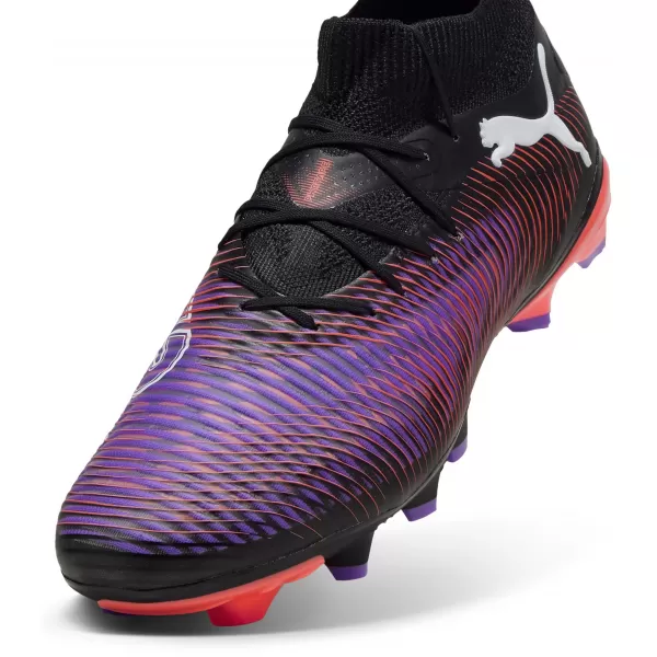  Cizme de fotbal PUMA FUTURE 8 PRO FG/AG 108139-01 NEGRU/ALB/ROȘU STRĂLUCITOR 