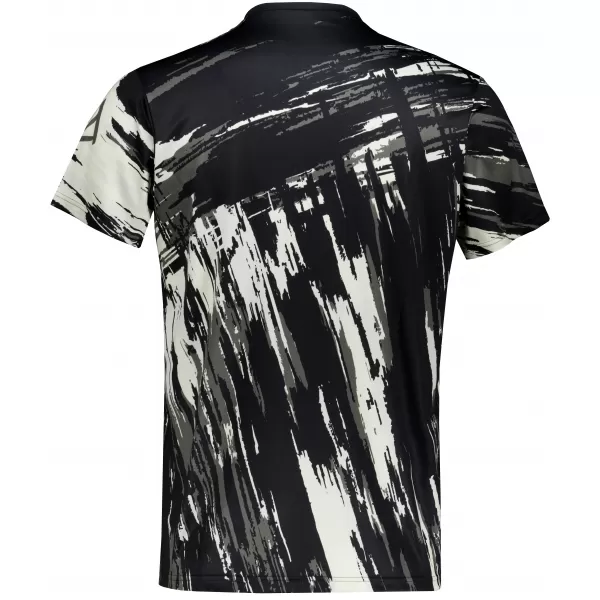  Tricou funcțional premium pentru bărbați ALTISPORT VOJ/ALM010TR01 NEGRU/FILDEȘ 