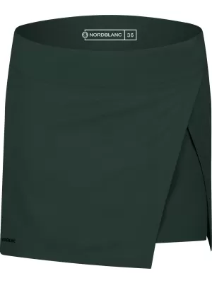 Fustă scurtă pentru femei NORDBLANC LIGHTNESS NBSSL8356 VERDE ÎNCHIS
