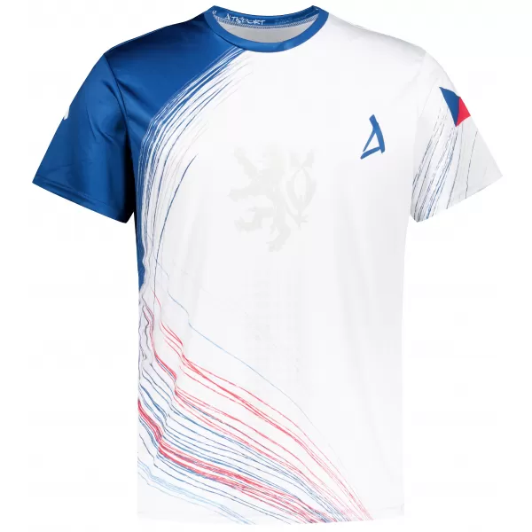  Tricou funcțional premium pentru bărbați ALTISPORT VOJ/ALM132TR01 ALB 