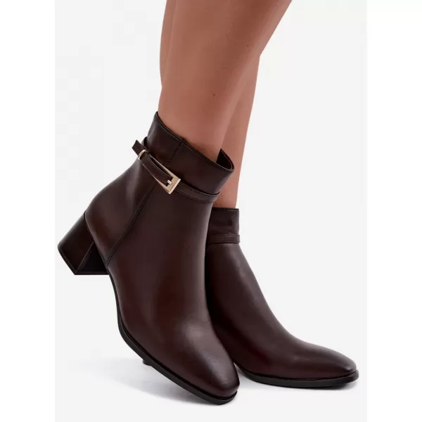  Pantofi de dama SERGIO LEONE BT-34-S MARO ÎNCHIS 