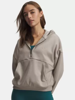 Hanorac de dama UNDER ARMOUR ICON FLEECE HZ HOODIE 6012843-203 MARO