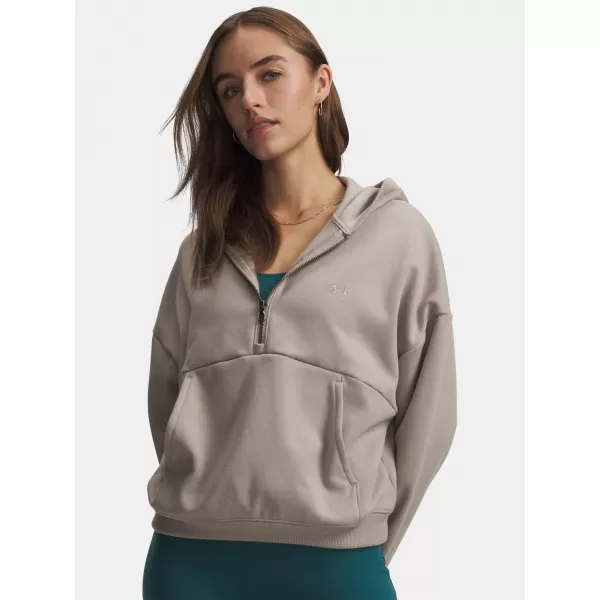  Hanorac de dama UNDER ARMOUR ICON FLEECE HZ HOODIE 6012843-203 MARO 