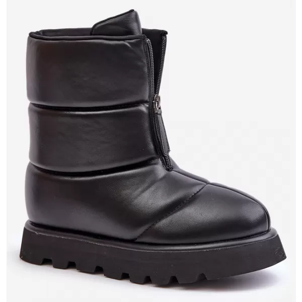  Oameni de zăpadă pentru femei BOTO C-314 NEGRU 