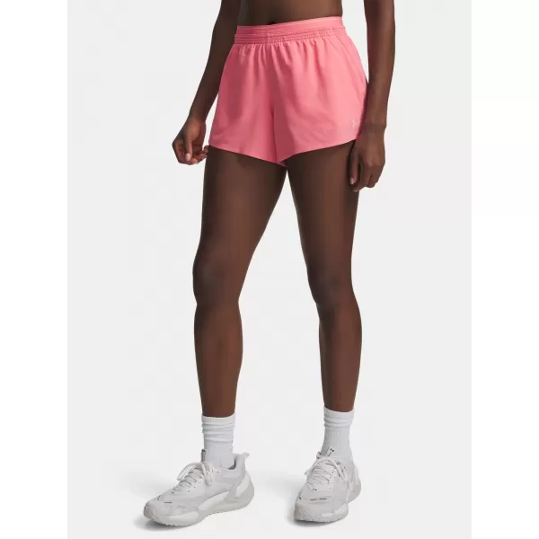  Pantaloni scurți de damă UNDER ARMOUR VANISH WOVEN 3IN SHORTS 6009965-600 ROZ 