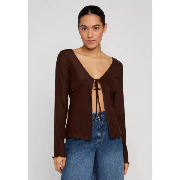  Cardigan de damă URBAN CLASSICS TB8187 MARO 