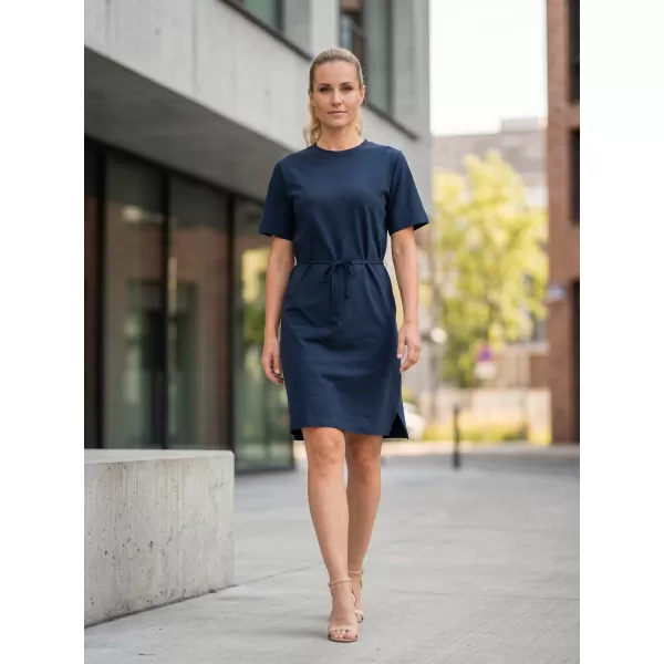  Rochie MALFINI MUSE 816 ALBASTRU MARIN 