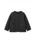 Jachetă matlasată pentru fetiță URBAN CLASSICS UCK7175-00007 NEGRU