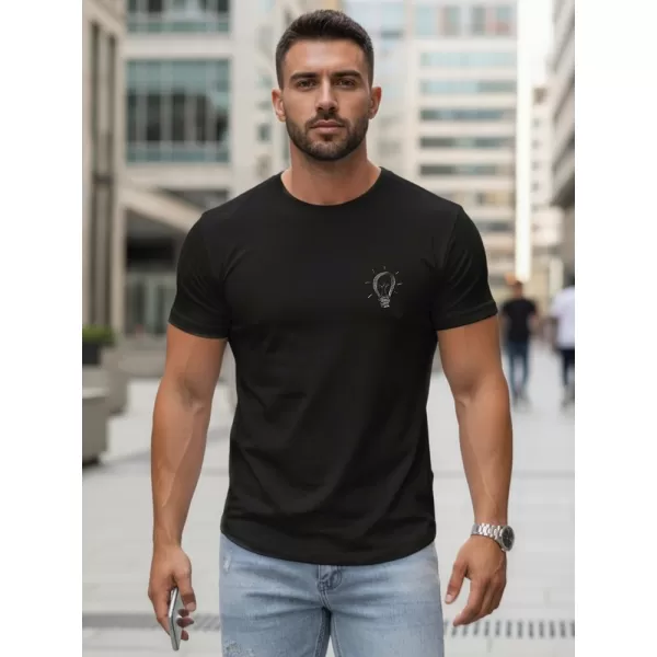  Tricou pentru bărbați DSTREET NX0137R-BK NEGRU 