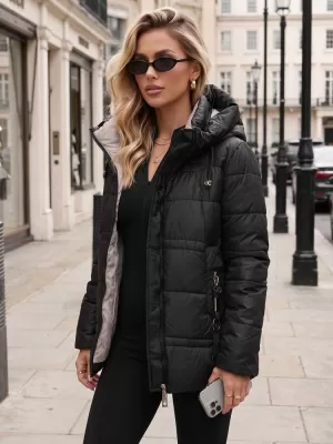 Geaca de dama DSTREET TY5950 NEGRU