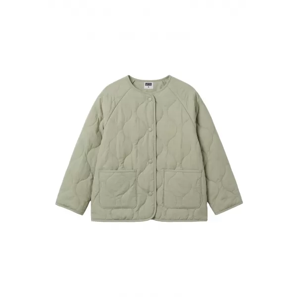  Jachetă matlasată pentru fetiță URBAN CLASSICS UCK7175-03259 SALVIA MOALE 