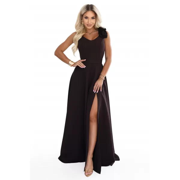  Rochie NUMOCO 643-10 MARO CIOCOLATA 