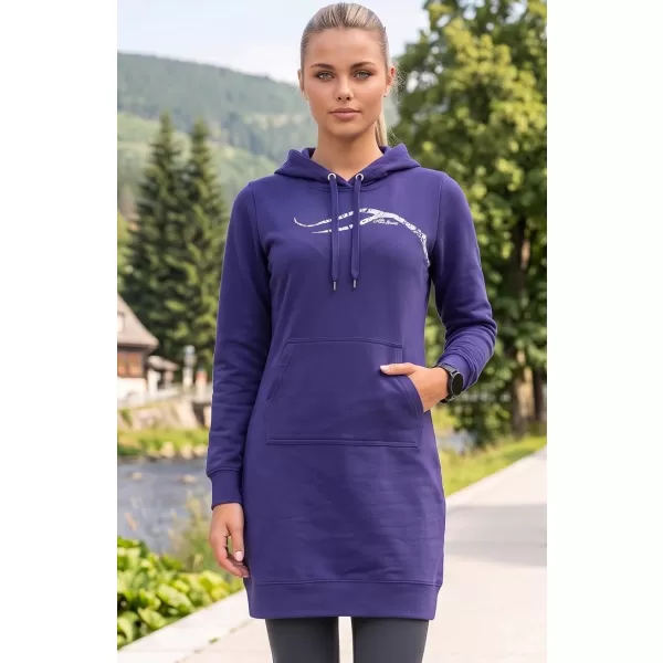  Hanorac prelungit dama ALTISPORT ALW001419 ALBASTRU MIEZUL NOPȚII 