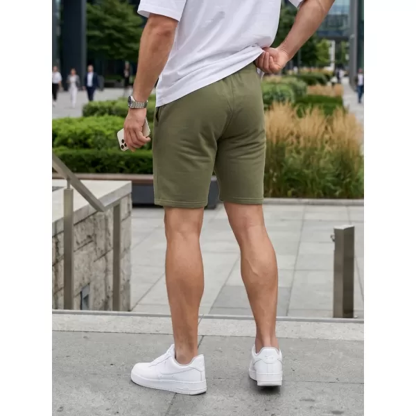  Pantaloni scurți pentru bărbați DSTREET SX2627 KAKI 