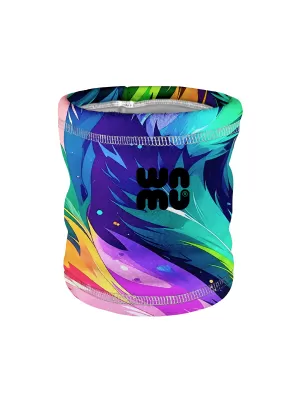 Batic pentru gat din lana pentru copii WAMU DUHOVÁ KOČKA MULTICOLOR