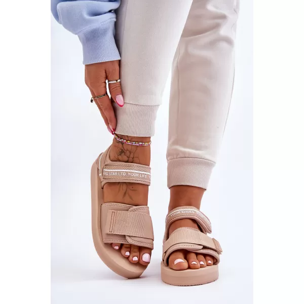  Sandale de dama BIG STAR SHOES LL274787 BEJ 