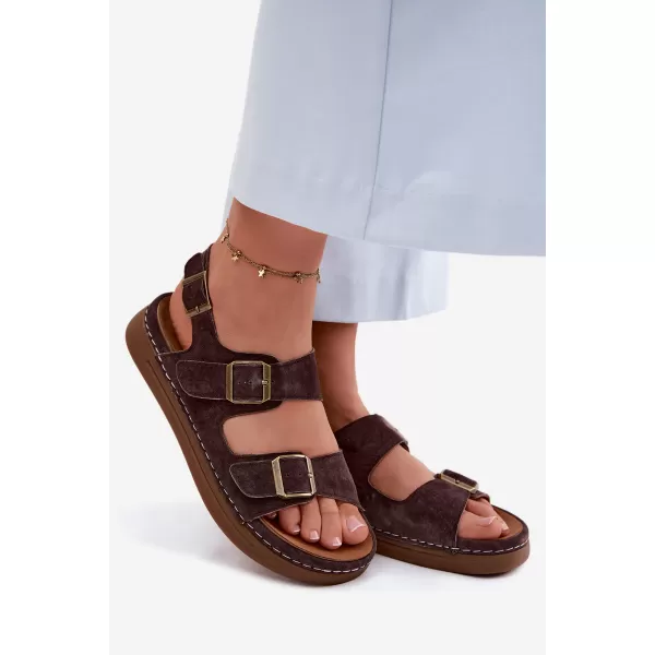  Sandale de dama VINCEZA 79620 CIOCOLATĂ 