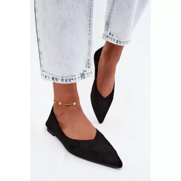  Balerini de dama BOTO JH597 NEGRU 