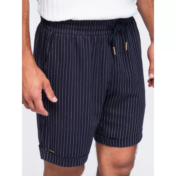  Pantaloni scurți pentru bărbați OMBRE OM-SRCS-0208 ALBASTRU MARIN 