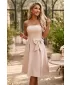 Rochie NUMOCO 692-2 BEJ DESCHIS