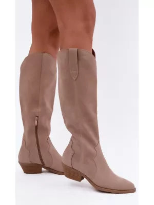 Cizme de dama BOTO NS608P CARAMELĂ