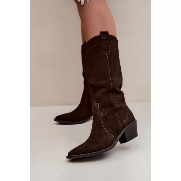  Cizme de cowboy de damă BOTO 5312 MARO 
