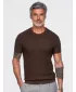 Tricou pentru bărbați OMBRE OM-TSCT-0303 MARO