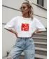 Tricou pentru femei DSTREET NX9001RY-WH-O ALB