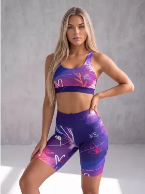 Jambiere premium pentru genunchi pentru femei (marimi noi) ALTISPORT VOJ/ALW083LEG06 VIOLET