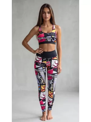 Jambiere funcționale lungi premium pentru femei (dimensiuni noi) ALTISPORT VOJ/ALW041LEG05 NEGRU