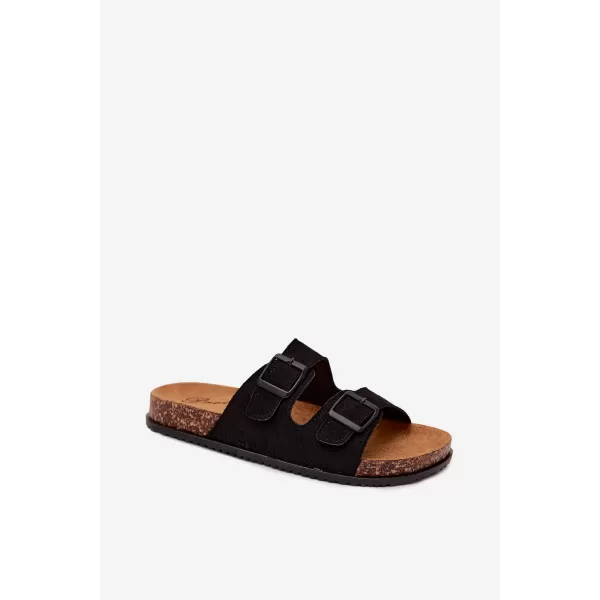  Papuci de damă BOTO 56301-1 NEGRU 