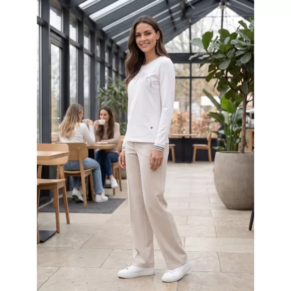  Tricou de damă KIXMI ADINA ALB 